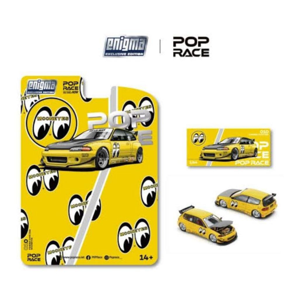 Pop RacePRE010Skala 1:64Pandem civic EG V.1 5 Mooneyes