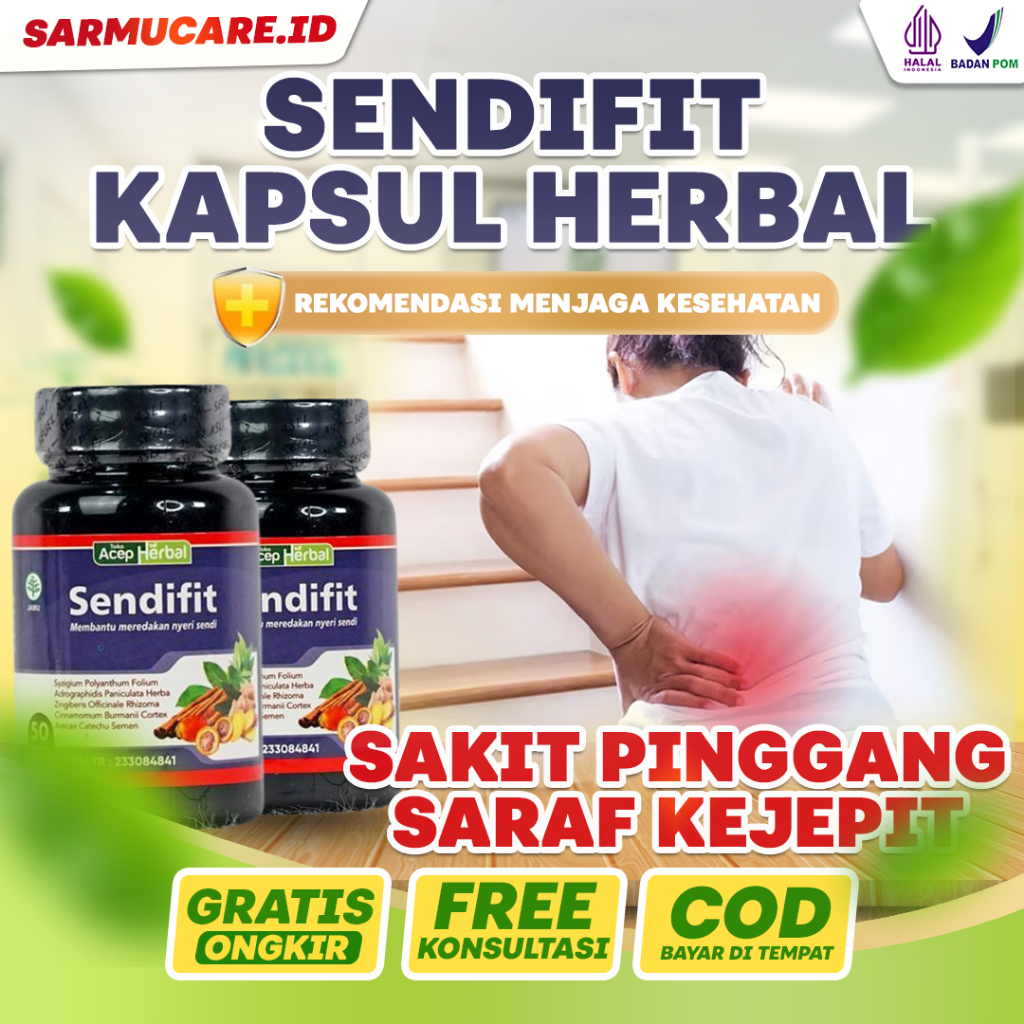 Paket 2 Botol Sendifit Obat Nyeri Sendi Herbal
