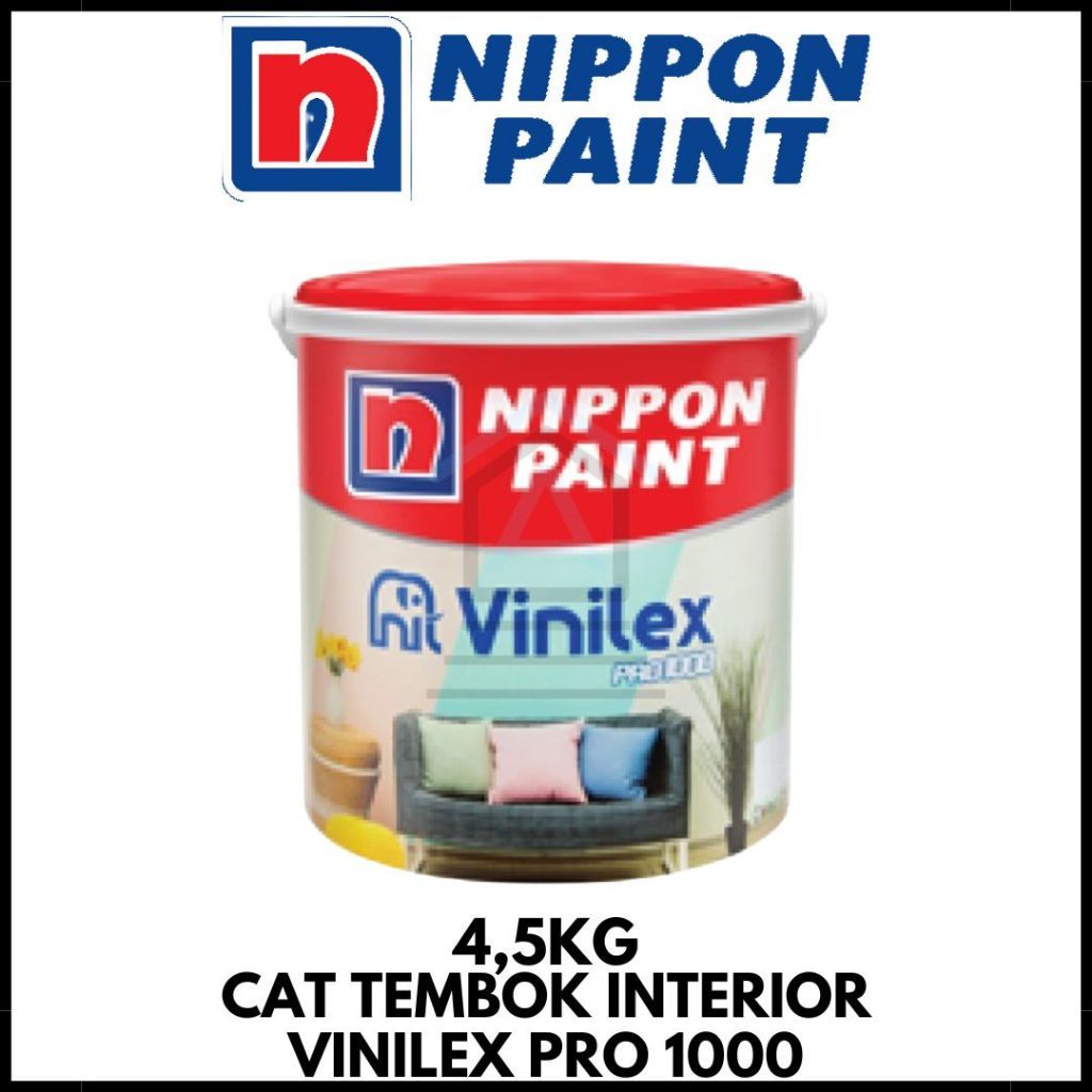Cat Tembok Vinilex Pro1000 4,5 KG OW 1011P Soft Tissue / NIPPON PAINT