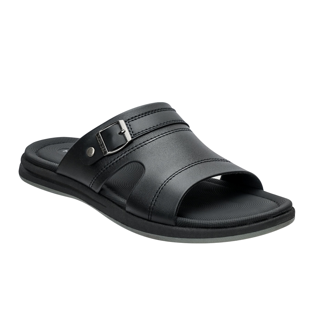 Homyped Revan 03 Sandal Selop Pria Sandal Kulit Pria Sandal Kasual Sandal Slip-On Loafers Pria