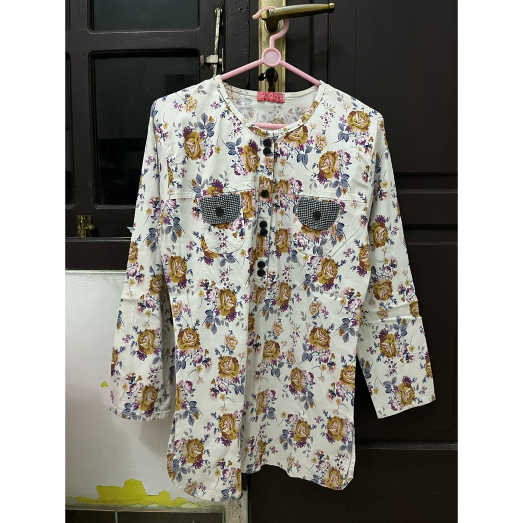 PRELOVED SET ROK ATASAN KEMEJA ROK WANITA