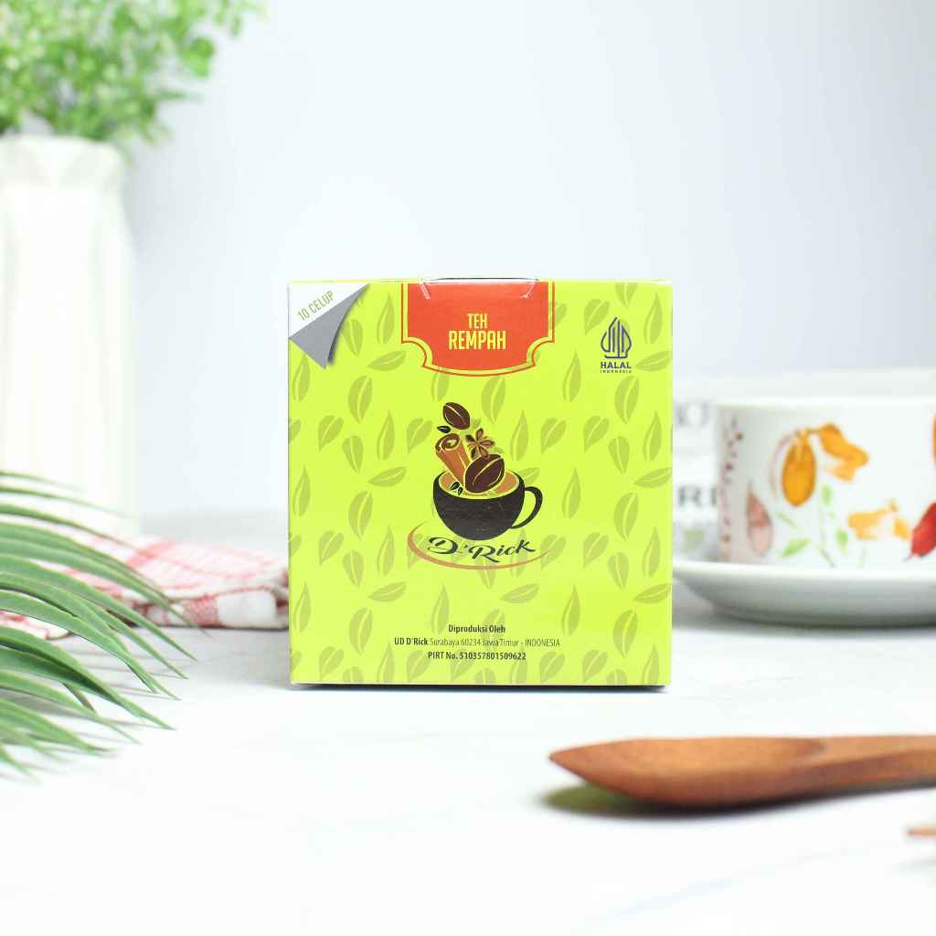 Masala Chai Tea | Teh Rempah Rempah Komplit | Teh Rempah Celup | Teh Rempah D'RICK