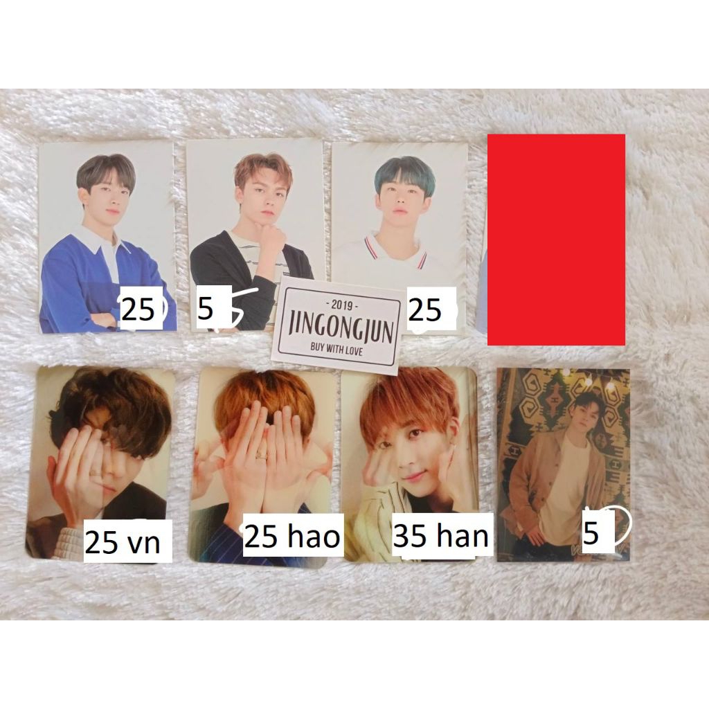 (BACA DESKRIPSI) seventeen tc trading card pc photocard jp japan jepang pob bene pc tc cafe salad fa