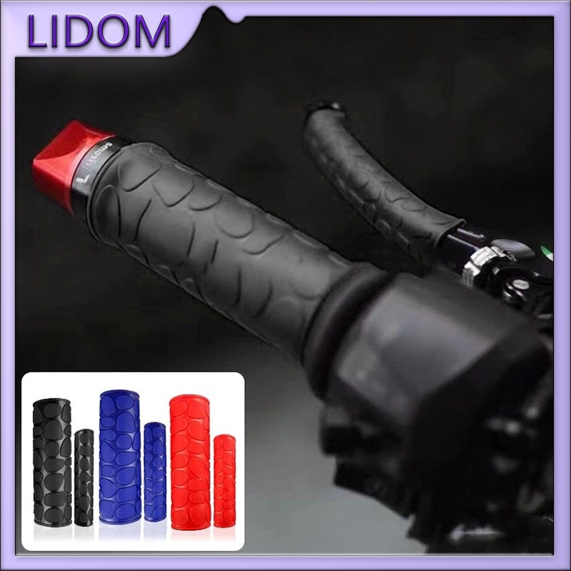 4Pcs Karet Pelindung Handle Rem Motor Karet Pelindung Handle Motor Sepeda Universal Lentur Merah Bir
