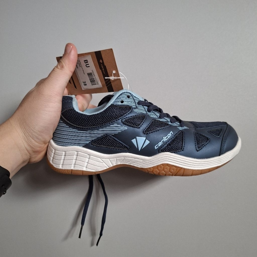 Sepatu Badminton Carlton CC-069W Navy Badminton Shoes Carlton Navy