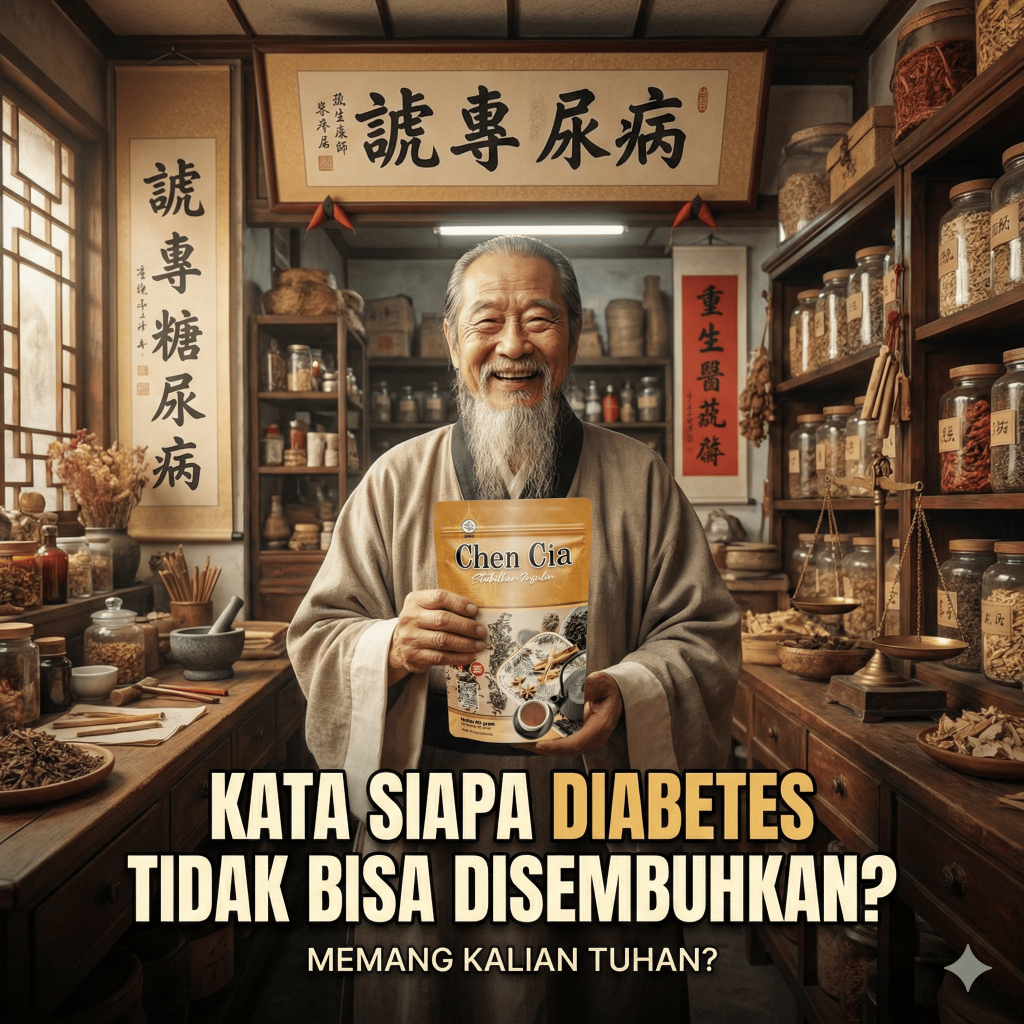 CHEN CIA - HERBAL DIABETES - DIABETES SEMBUH - HALAL HERBAL - OBAT KENCING MANIS - IMPOTENSI HILANG