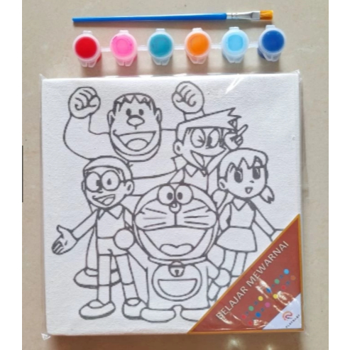 Kanvas Lukis Sketsa Custom Lucu/mainan anak kreatif/alat gambar murah