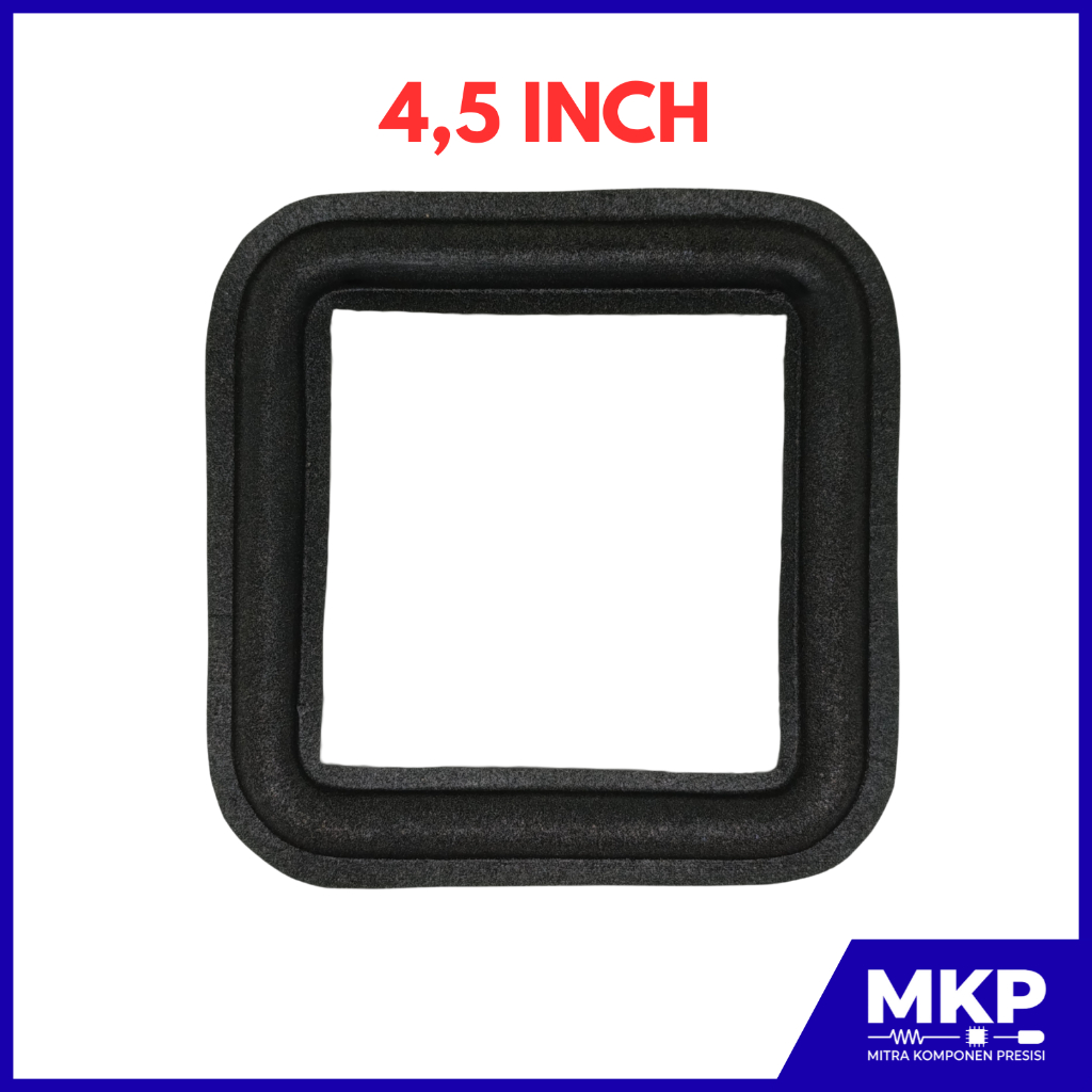 KARET WOOFER SPEAKER PERSEGI 4,5 INCH SPON PINGGIRAN