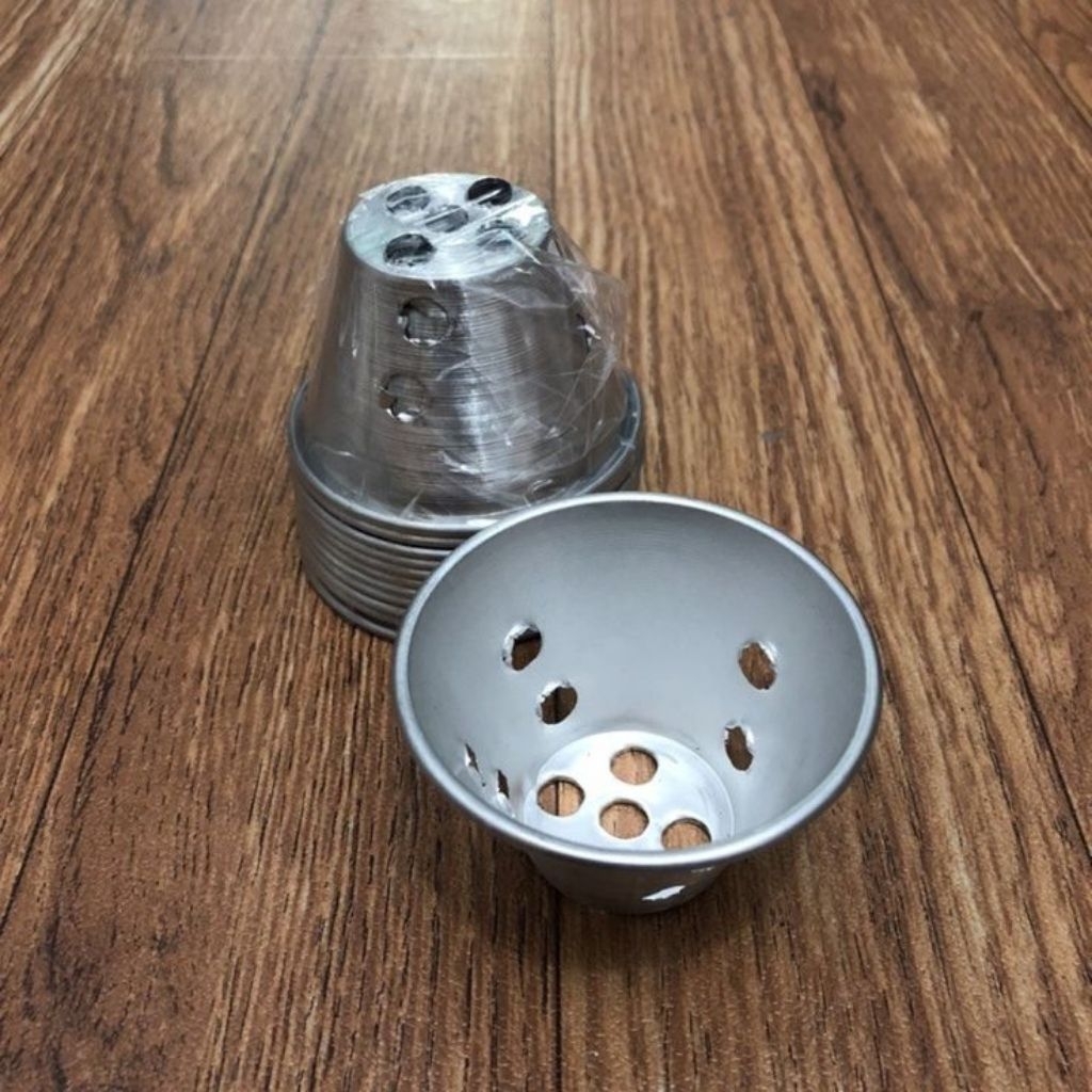 Cetakan Bolu Kukus Mekar Almunium 12 PCS Pres Tinggi Kecil Mini Besar Jumbo 1 Lusin