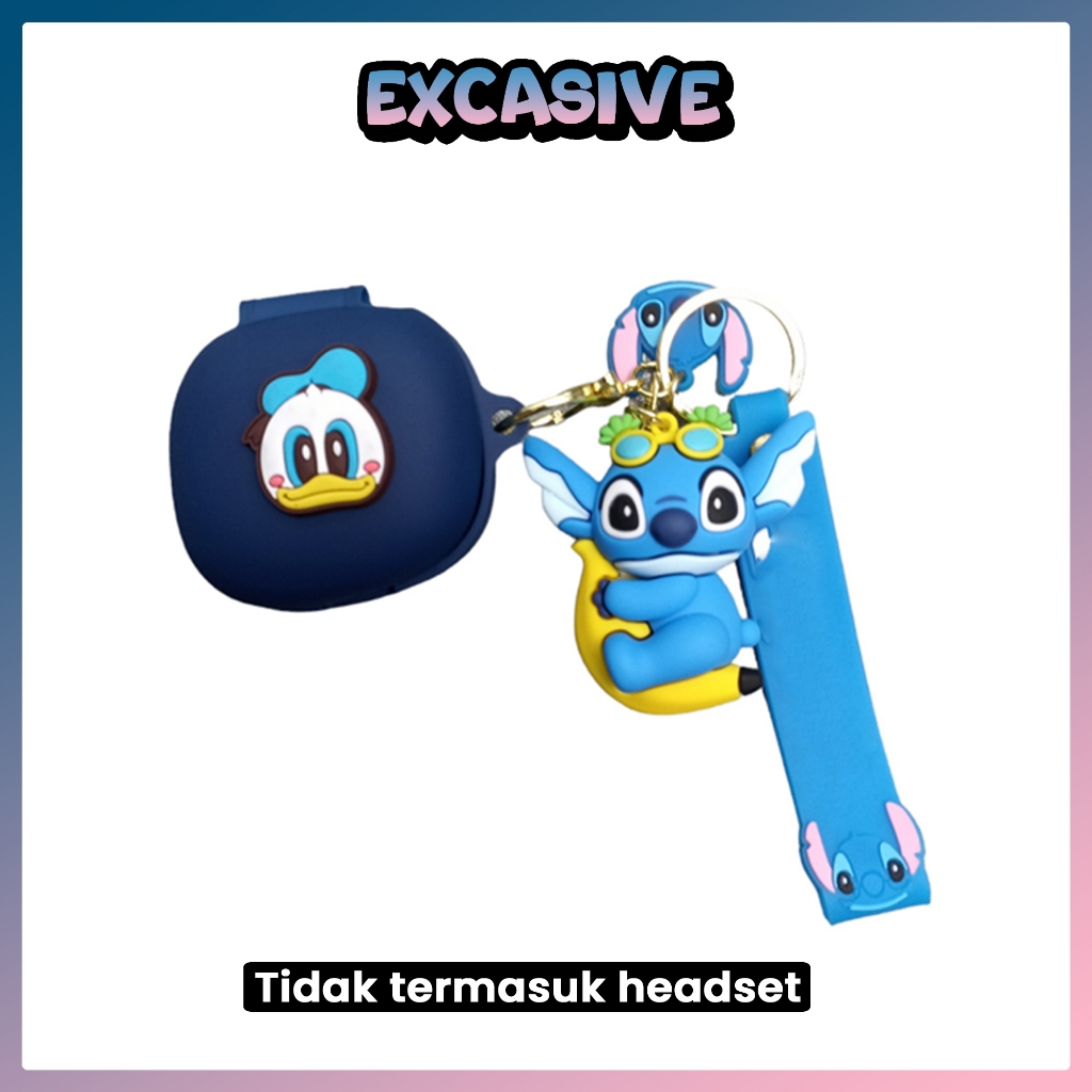 [R50i] Case Karakter Soundcore R50i Anker Duck Biru Premium Quality Soft Silicon