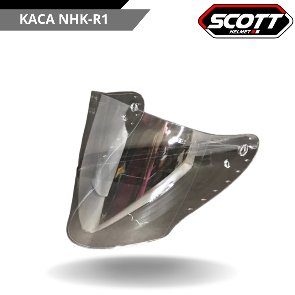VISOR FLAT VENOM NHK R1 KACA HELM OSBE IRIDIUM
