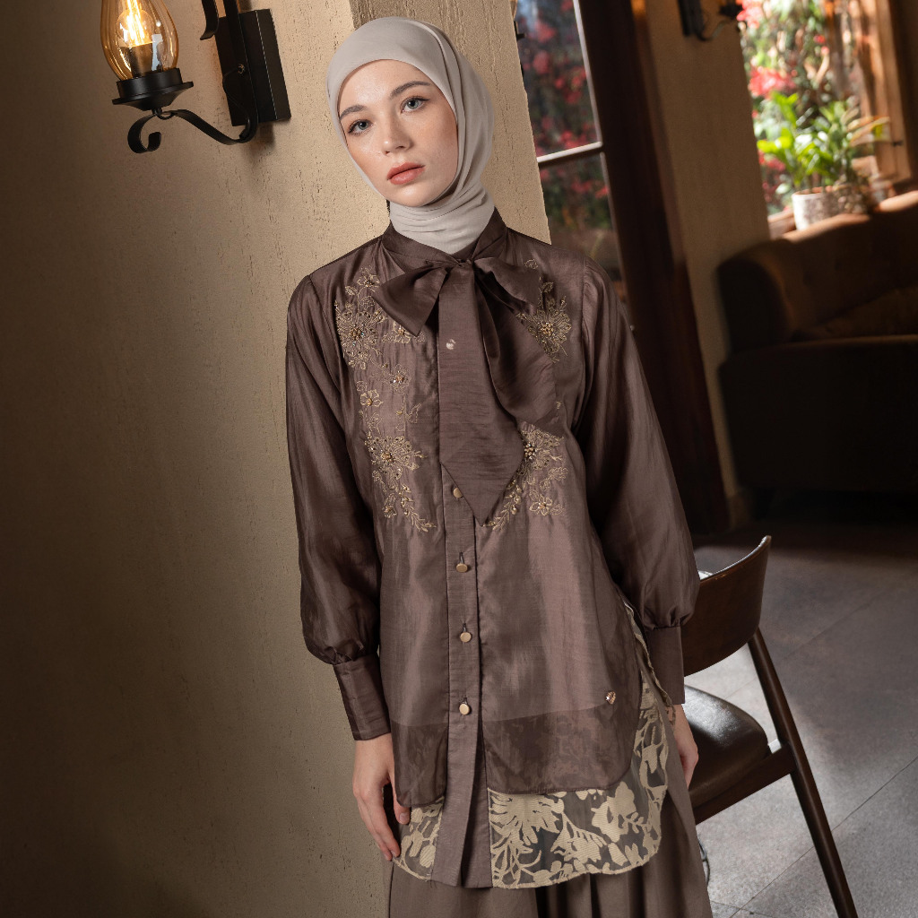 Vaia Atelier - Atasan Kemeja Wanita Alexandra