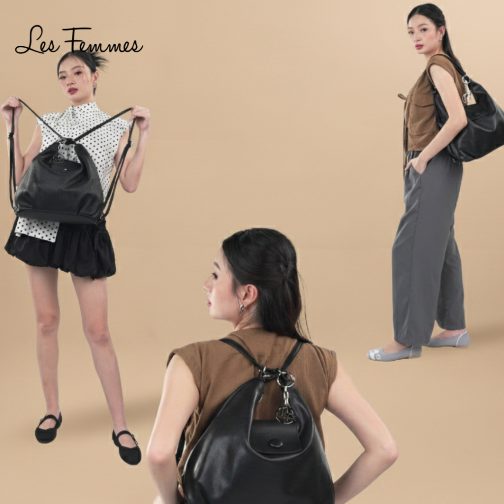 Tas Ransel Wanita Hanina Backpack Bag G583 231105 Les Femmes