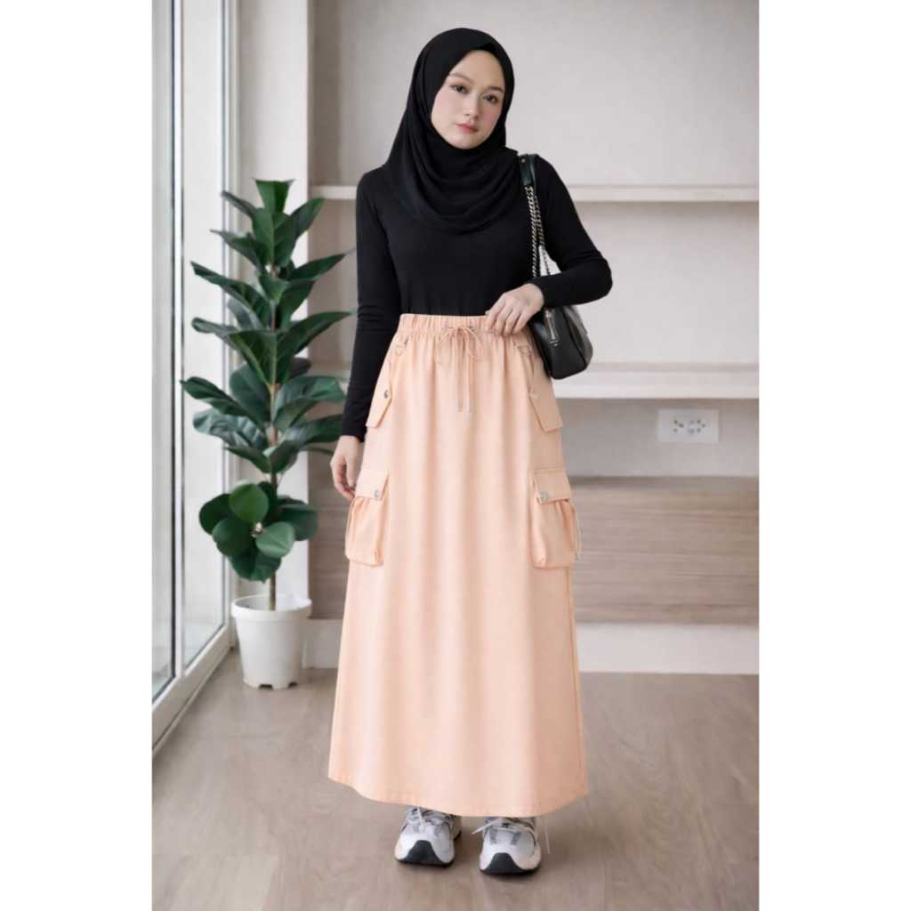 Modest Cargo Skirt/ Rok Panjang/Rok Panjang keren