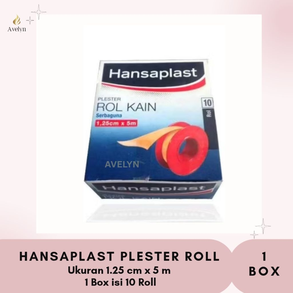 Hansaplast Plester Roll 1.25 x 5 m - per Box isi 10 roll