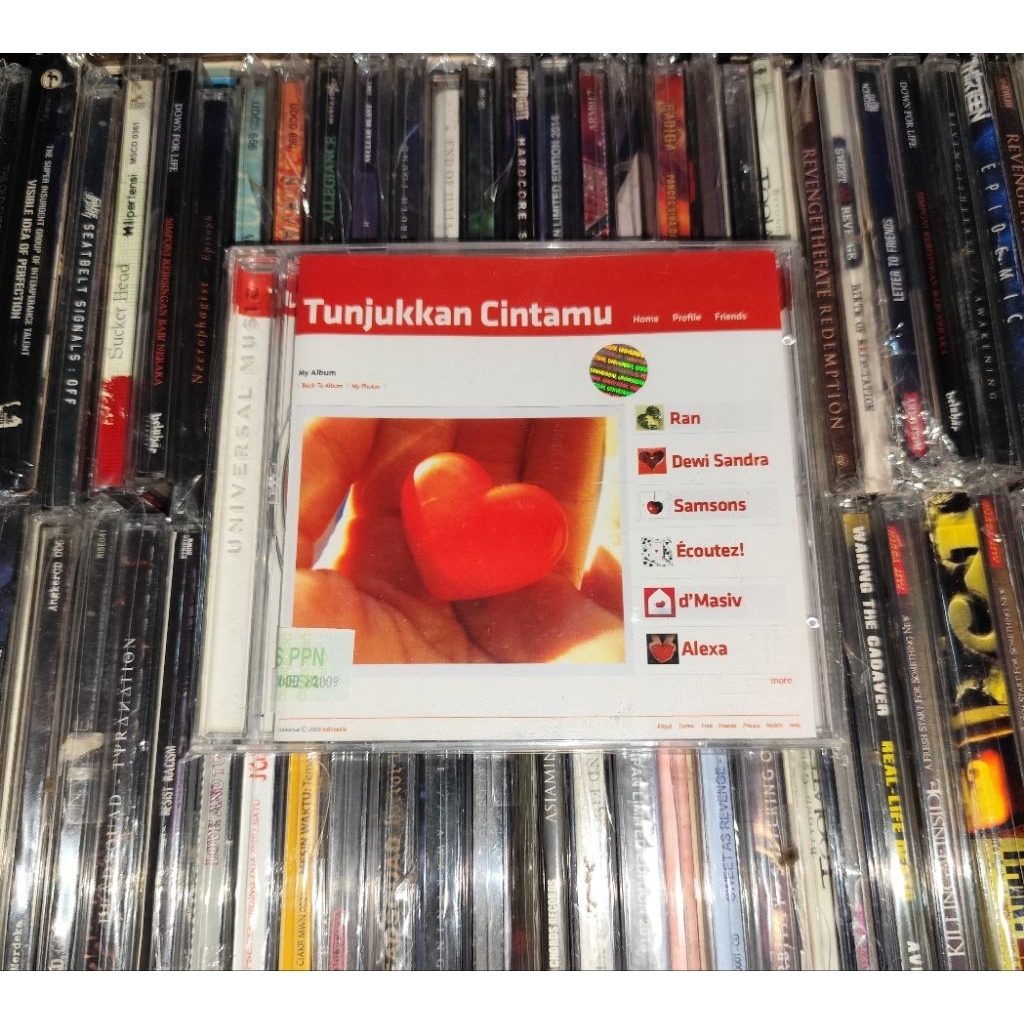 CD Tunjukkan Cintamu - Andra And The Backbone, RAN, Dewi Sandra, Samsons, Seventeen, Alexa, D'Masiv,