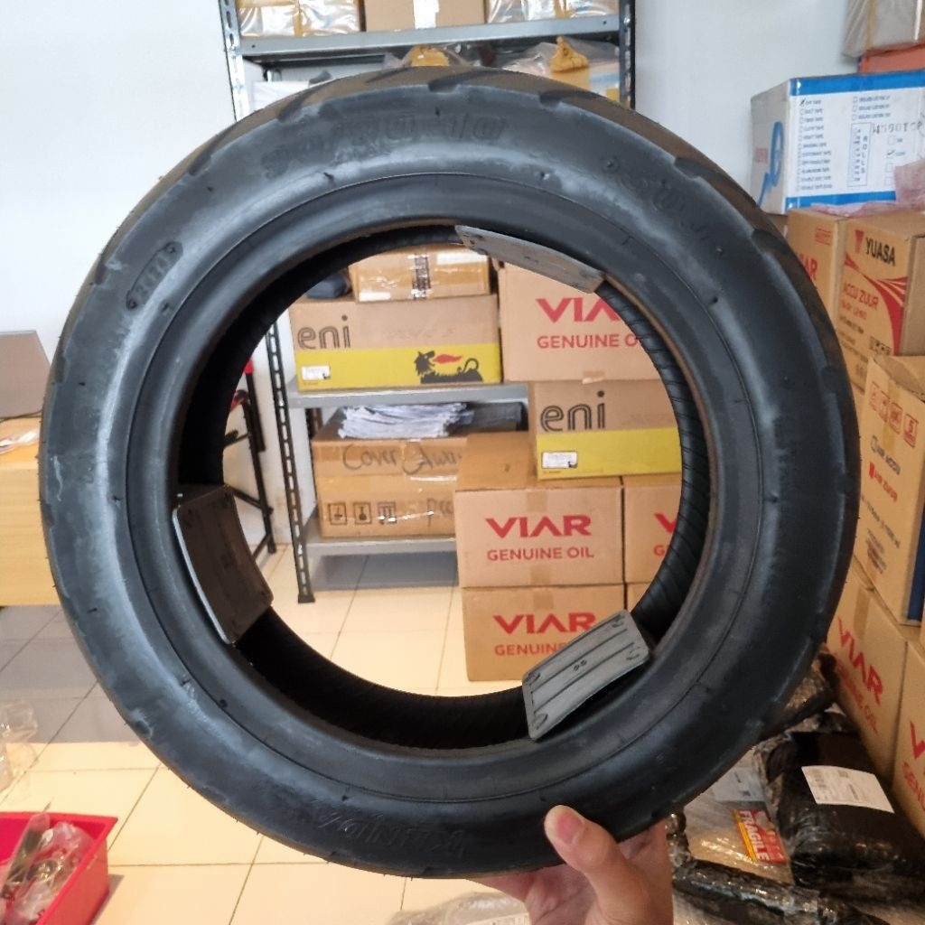 Ban Motor Listrik Viar New Q1 FR/RR Tire 90/90-10 | Depan Belakang Sama - Original