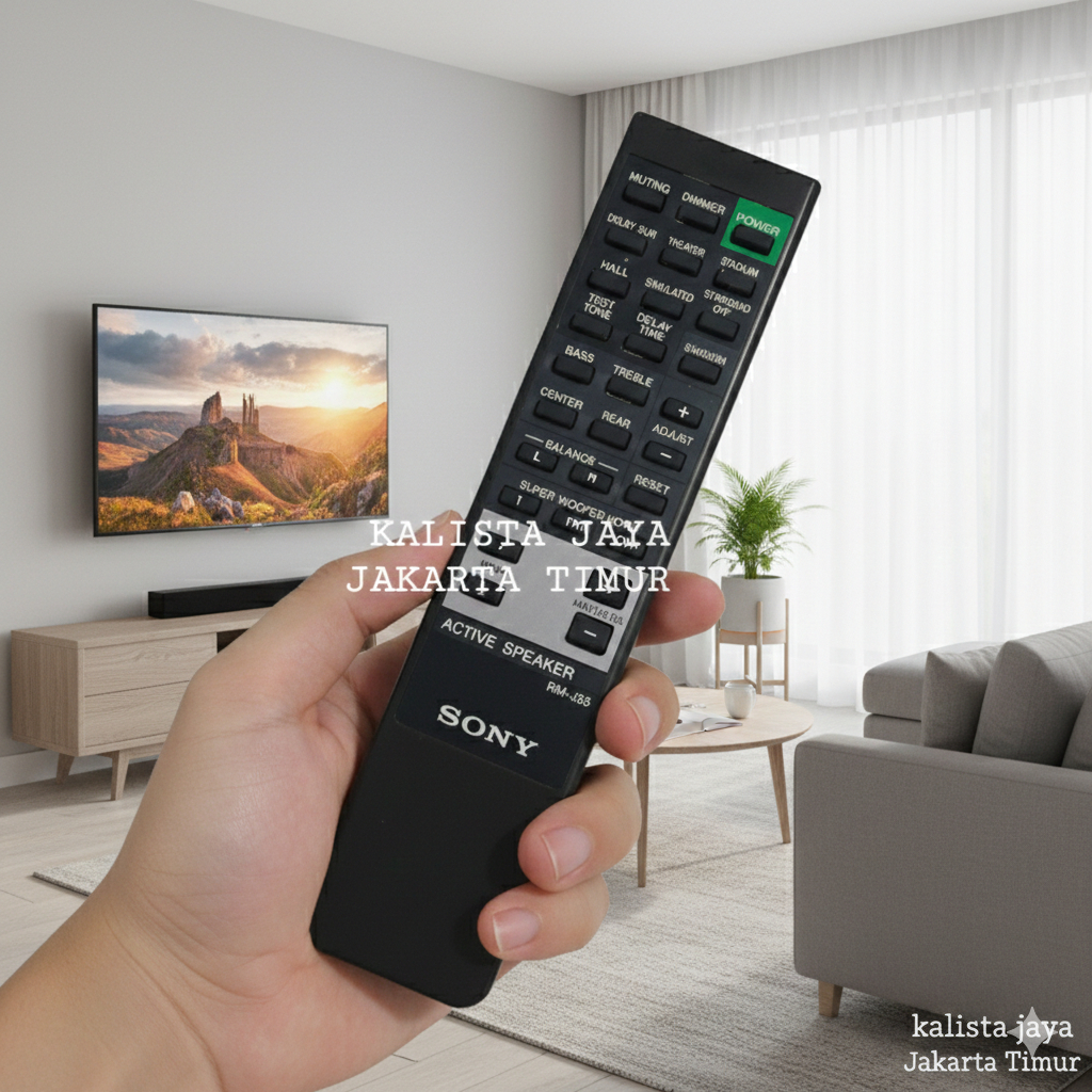 REMOTE REMOT DVD ACTIVE SPEAKER SONY RM-J55 ORIGINAL ASLI