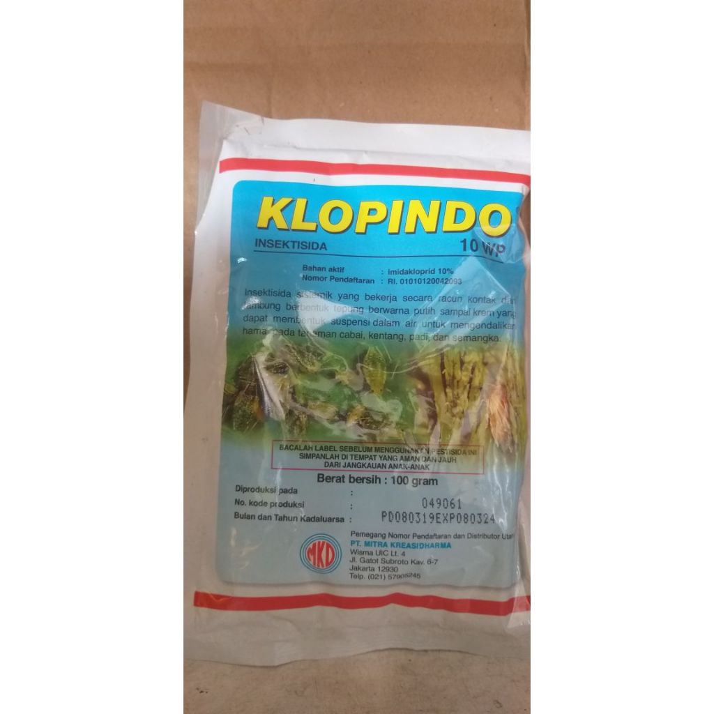 Insektisida Klopindo 10 WP 100 gr