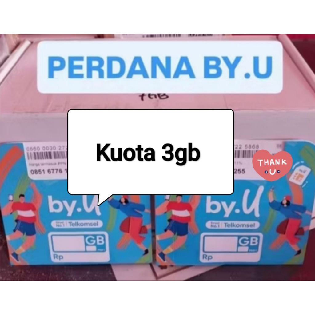 Perdana Byu Kuota 3Gb
