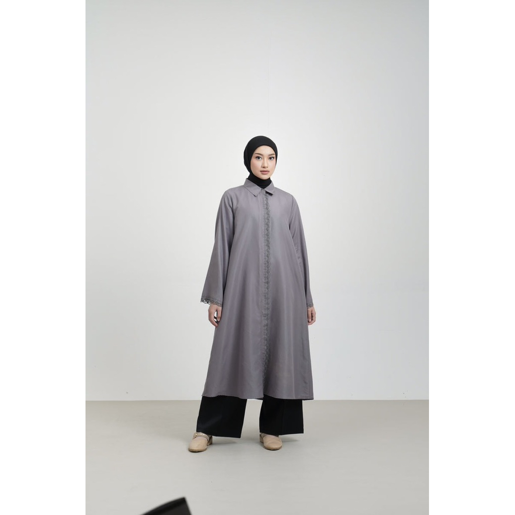 L Tunic Lined Lace dauky tunik dauky