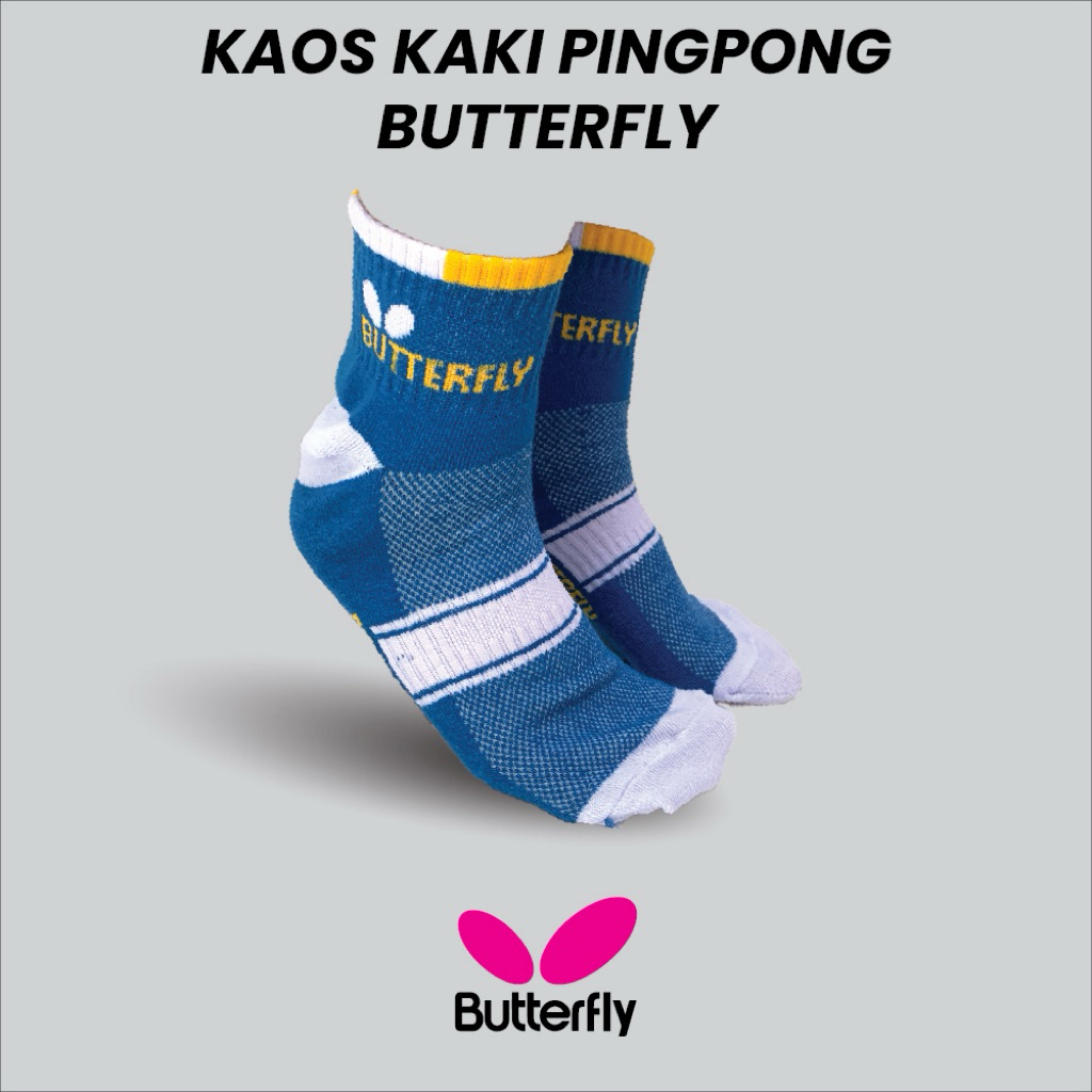 Kaos Kaki Tenis Meja Kaos Kaki PingPong BUTTEEFLY BLUE