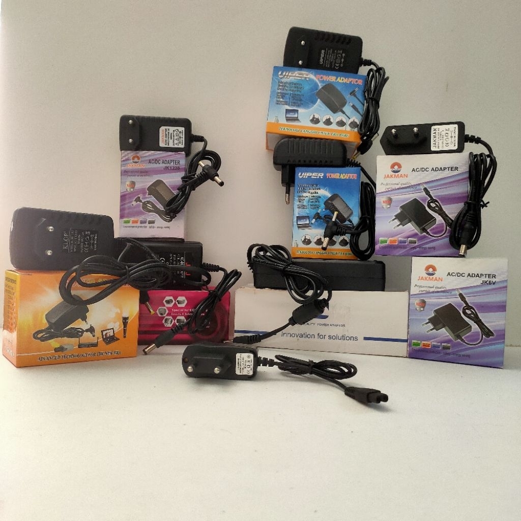 Adaptor CCTV 12V 2A 3A 5A  CCTV Kamera Adaptor Jack DC Charger Senter Angka 8 Adaptor AC DC Adaptor 