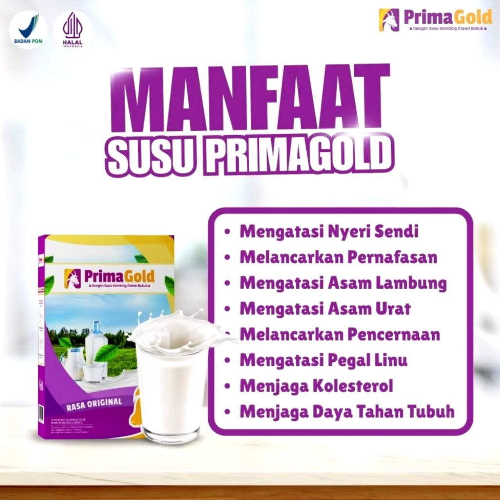 Prima Gold Original 100% Susu Kambing Etawa | PrimaGold Susu Bubuk