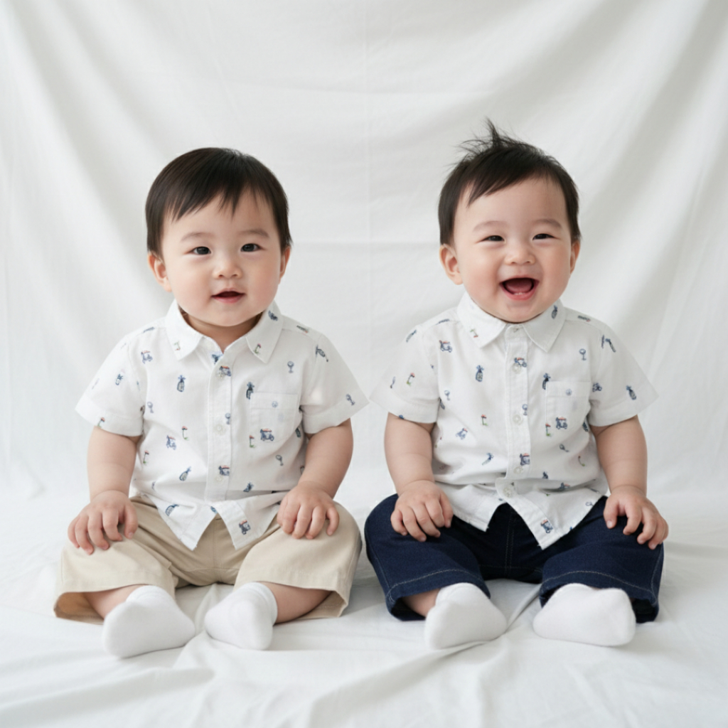 gentlekiddie  (9-12 Bulan) SET PREMIUM BABY  - HUXLEY SET - Setelan Baju Anak Bayi Laki Laki Cowok N