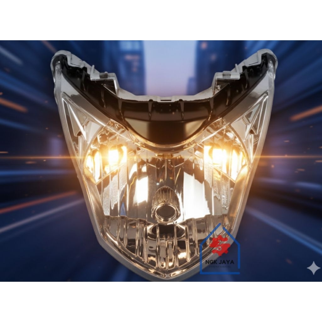LAMPU DEPAN ASSY REFLEKTOR LAMPU DEPAN HEADLAMP SET KOMPLIT VERZA VERZA 150 CB VERZA CB VERZA 150 VR