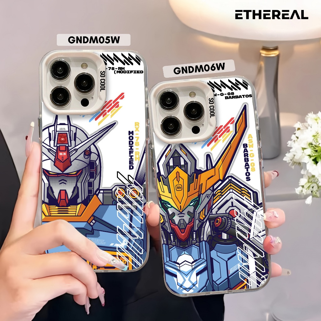 WEIBROS CASE REALME 5 5I 5S 7 8 8I 9 9I 10 11 12 13 PRO PLUS 4G 5G CASING GUNDAM MODIEF AND BARBATOS