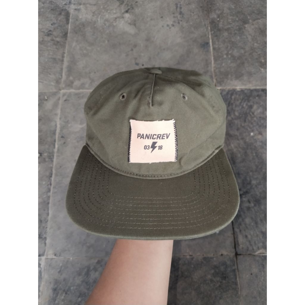 Topi Skena Hijau Army