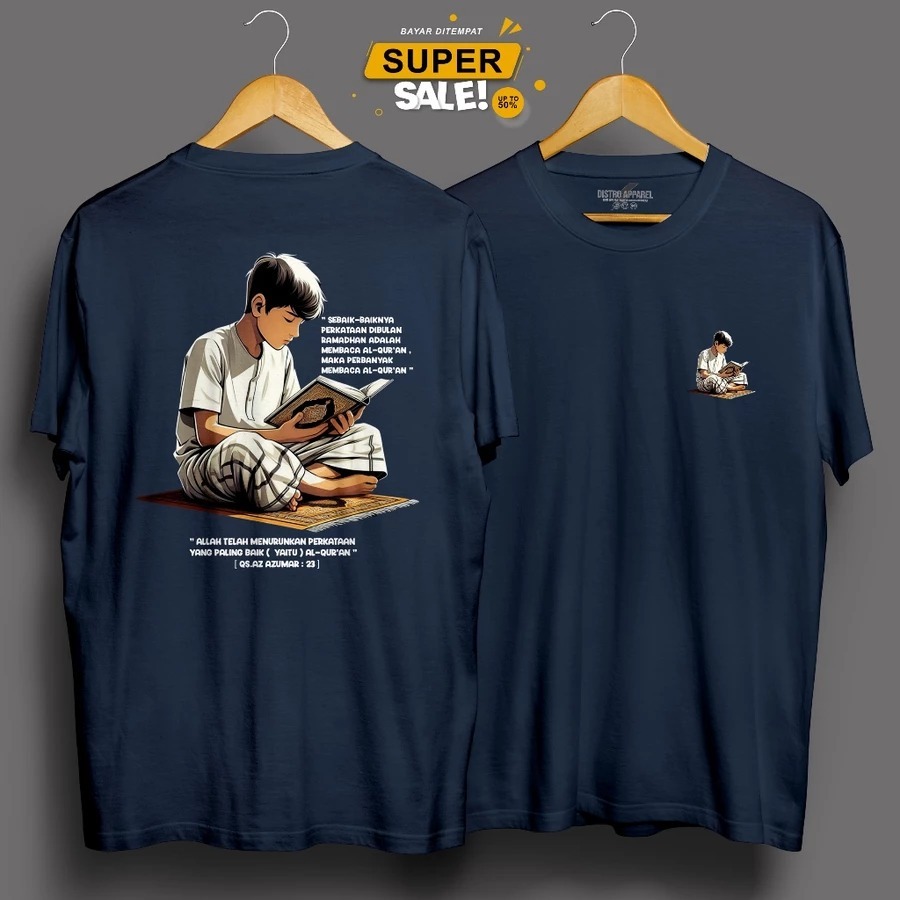 KAOS RRAMADHAN RACE MEMBACA ALQURAN KAOS DISTRO RAMADHAN RACE MEMBACA ALQURAN PRIA WANITA