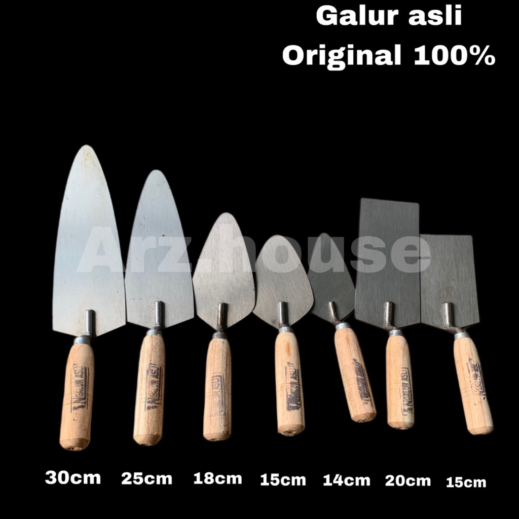 Sendok Semen Atau Cetok Galur Asli Original 100% Peralatan Tukang Bangunan Profesional