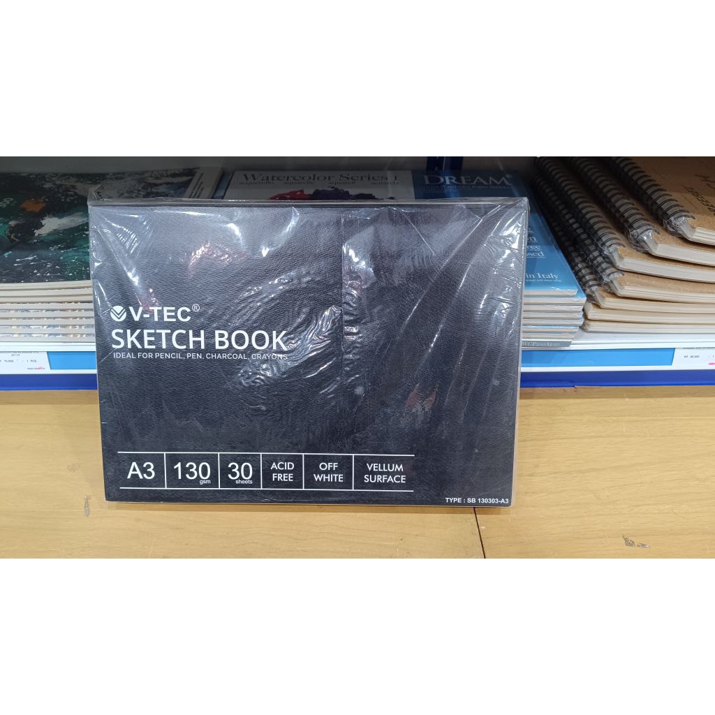 V-TEC Sketch book A3 130gsm 30 lembar