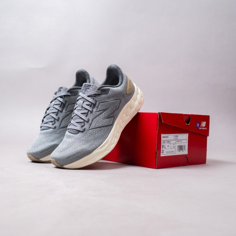 SEPATU RUNNING / New Balance Freshfoam 680 V8 - SLATE GREY / CASTLEROCK AND ANGGORA
