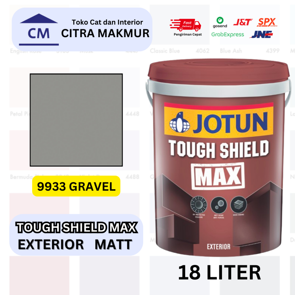 JOTUN TOUGH SHIELD MAX | 9933 GRAVEL - 18 Ltr