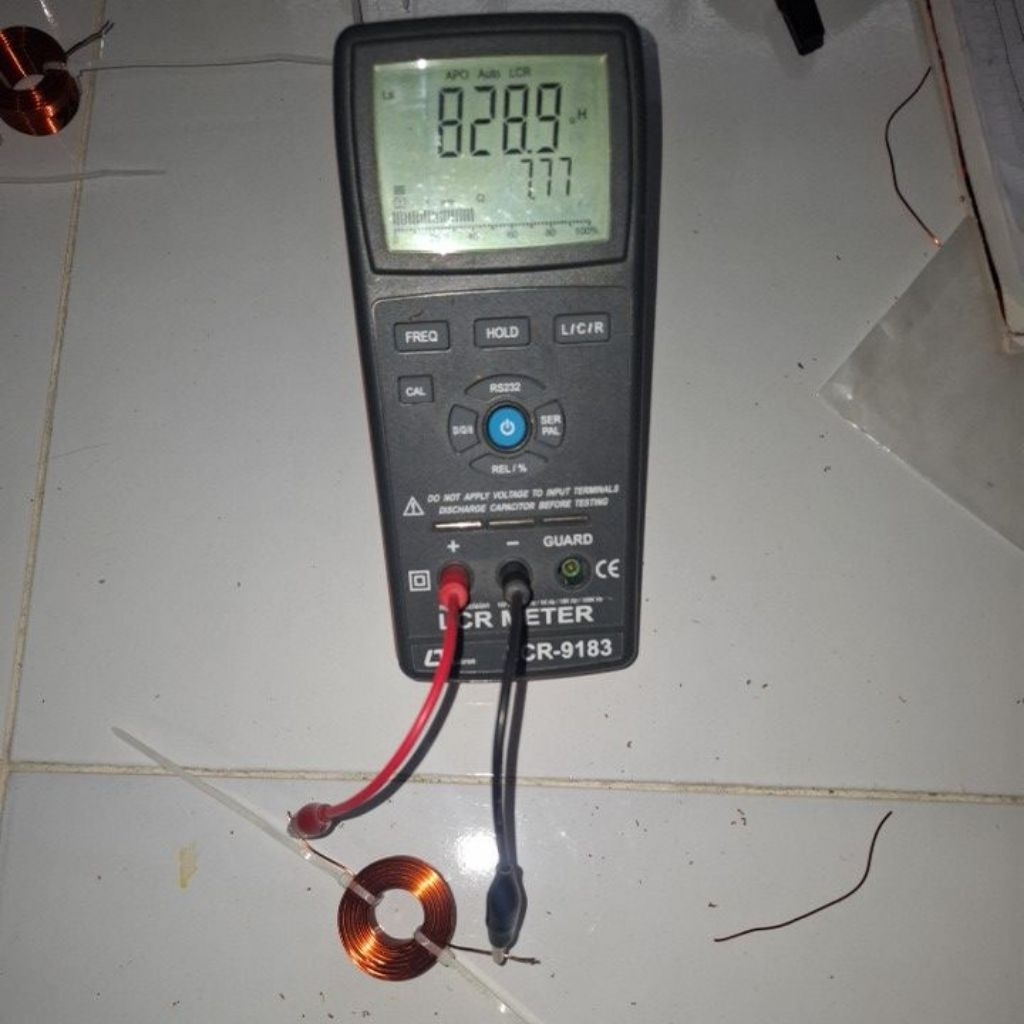 coil lilitan crossover pasif 0,82mh 0,8mm