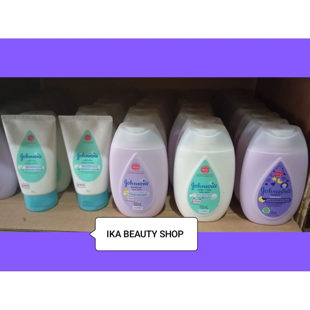 Johnson's BedTime Baby Lotion 200ml / 100ml / Cream 50grmCream