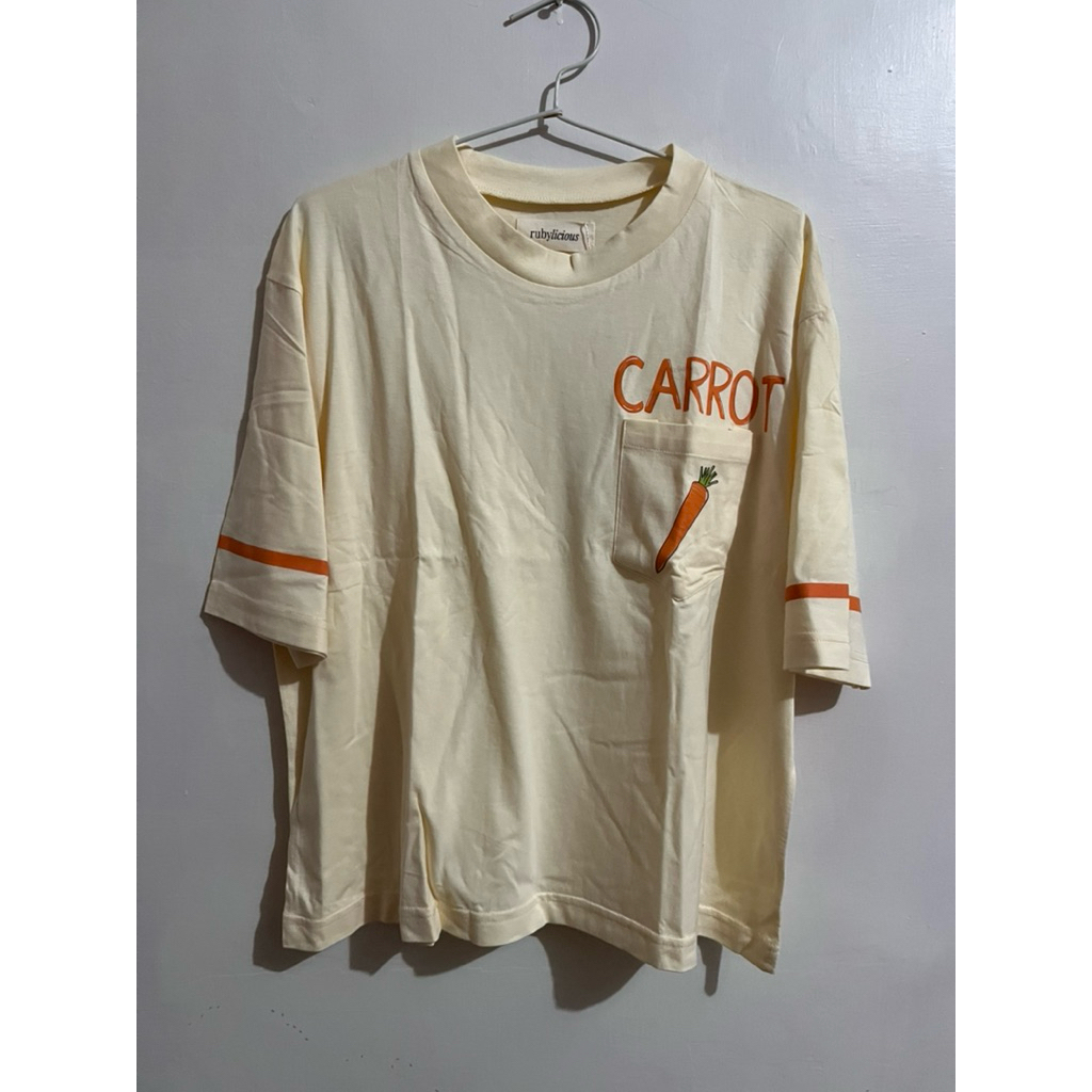 Rubylicious Blouse Kaos Sablon Carrot