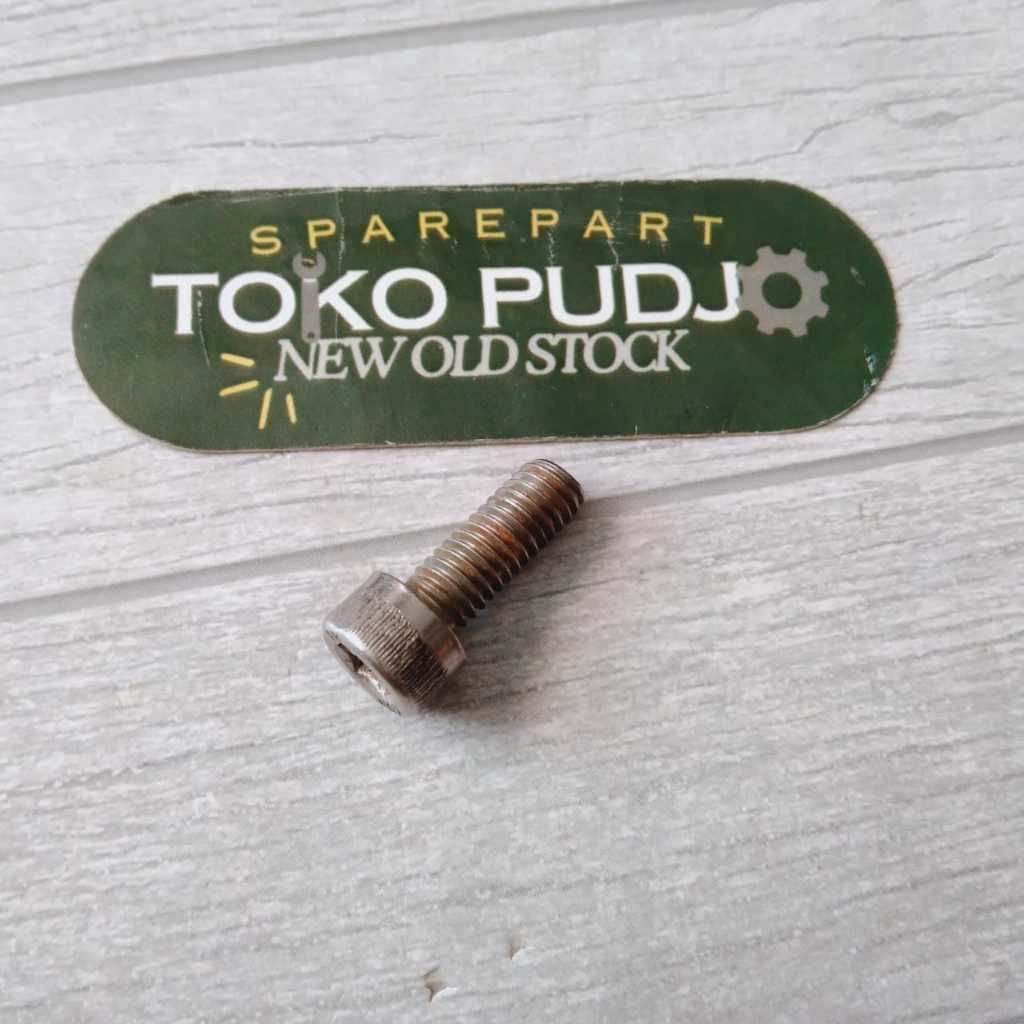 BAUT L UKURAN BAUT M6X16 NEKEL / NEW OLD STOCK /