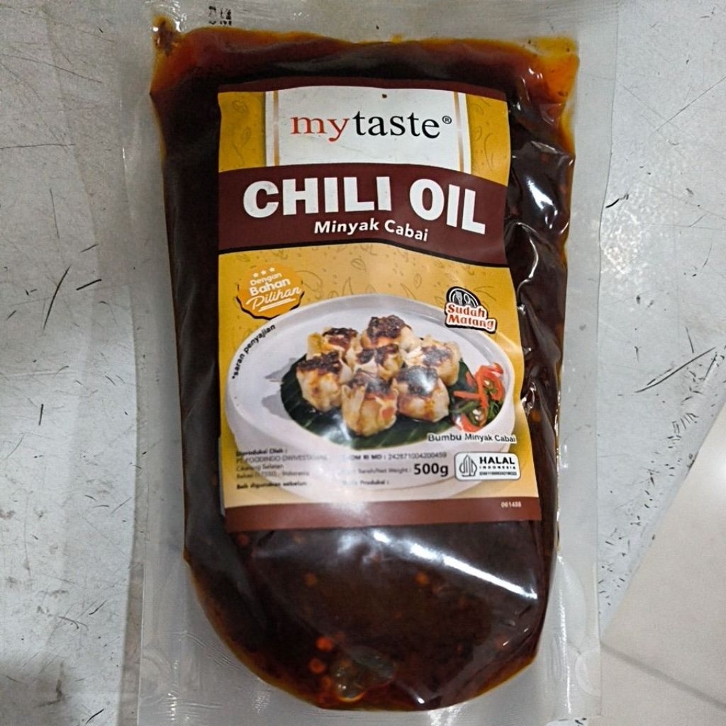 Chili Oil My Taste / Minyak Cabai My Taste 500gr