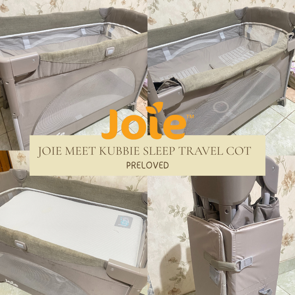 Preloved Baby Box Baby Crib Box Bayi Joie Kubbie Sleep 2 Tingkat + Matras