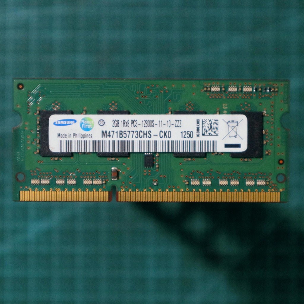 RAM Laptop DDR3 Samsung 2GB 1600Mhz PC3-12800S - Bekas/Copotan