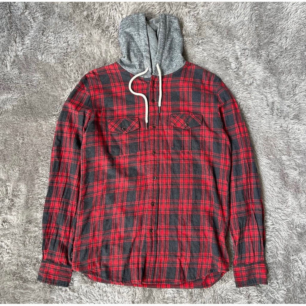 FLANNEL HOODIE