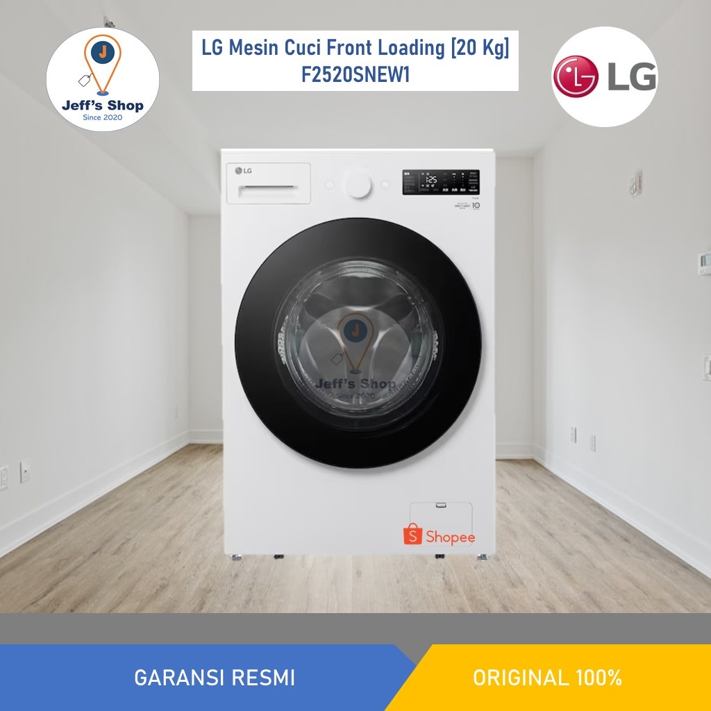 LG Mesin Cuci Front Loading [20 Kg] F2520SNEW1