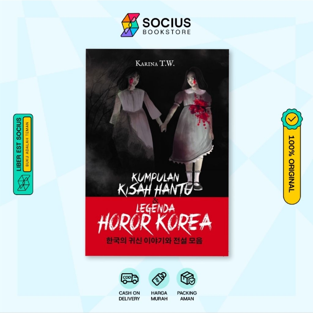 BUKU FIKSI [ ORIGINAL ] KUMPULAN KISAH HANTU & LEGENDA HOROR KOREA - KARINA TW - ANAK HEBAT INDONESI
