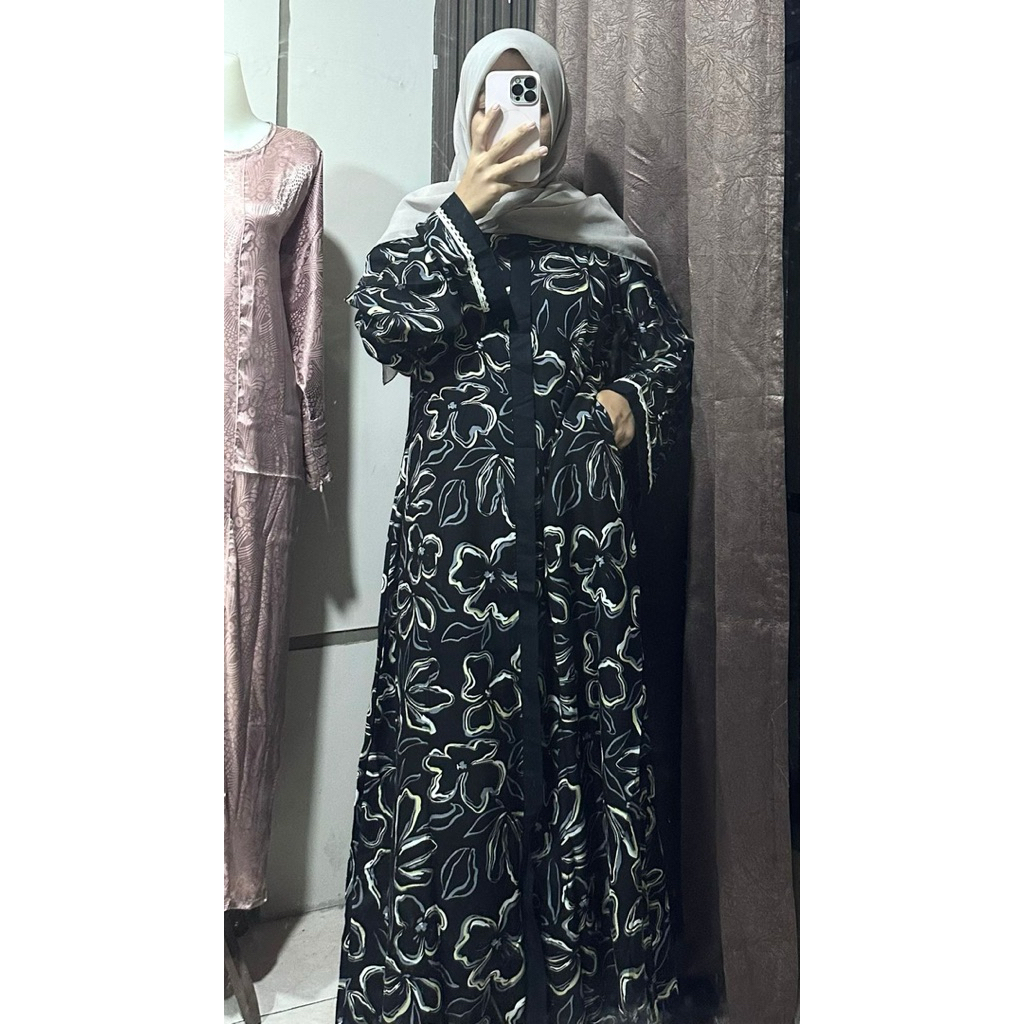 ABAYA DAILY BAHAN RAYON PRE ORDER // By Saadillah abaya