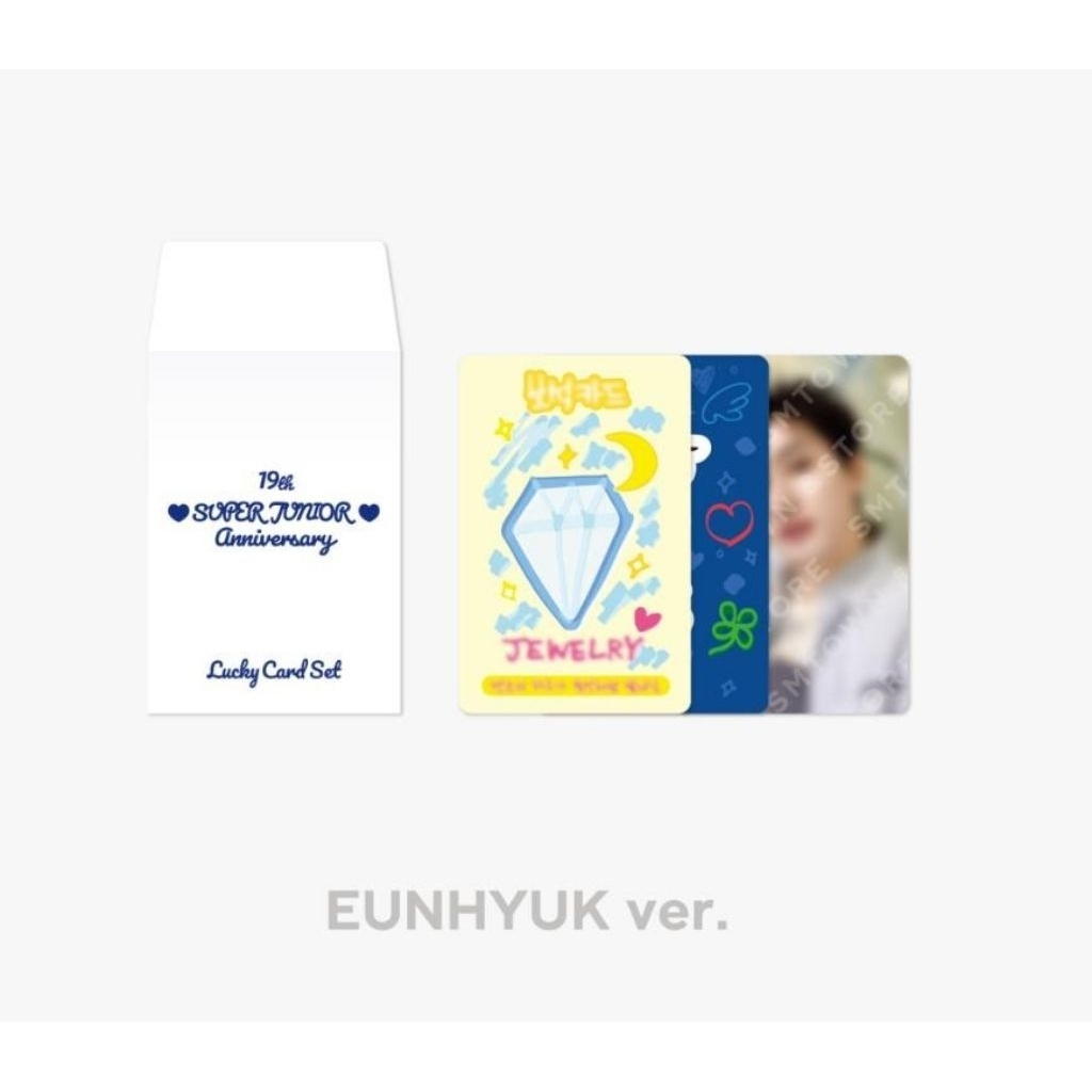 SUPER JUNIOR 19TH ANNIVERSARY SMTOWN OFFICIAL LUCKY CARD SET [Eunhyuk ver.]