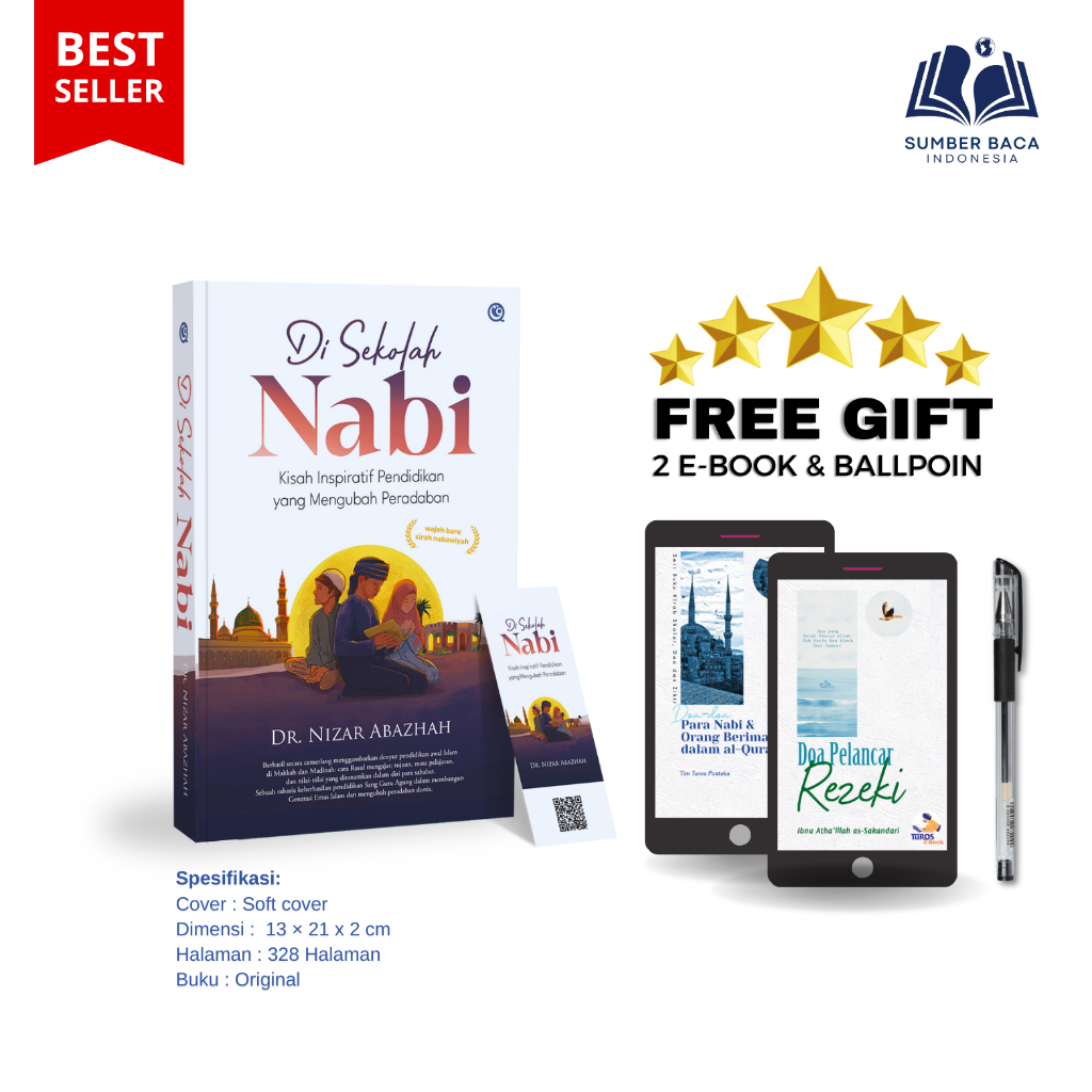 Buku Di Sekolah Nabi | Cara Nabi Mendidik Umat hingga Mengubah Peradaban | Sumber Baca Indonesia